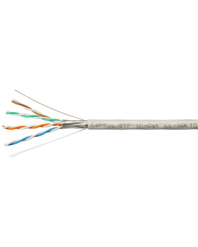 STP-4P-Cat.6a-SOLID-IN-PVC (7196c). Кабель «витая пара» (LAN) для структурированных систем связи. CABEUS в Москве