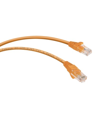 PC-UTP-RJ45-Cat.6-3m-OR (8701c), оранжевый. Патч-корд медный. CABEUS в Москве