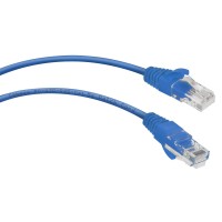 PC-UTP-RJ45-Cat.5e-2m-BL-LSZH (9531c), синий. Патч-корд медный. CABEUS