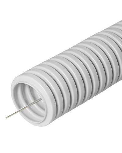 FCPL-25-PVC-050-1-GY (11229c): Труба гофрированная гибкая, лёгкая с протяжкой в Москве