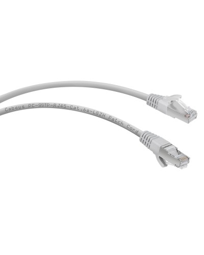 PC-SSTP-RJ45-Cat.6a-5m-LSZH (7905c), серый. Патч-корд медный. CABEUS в Москве