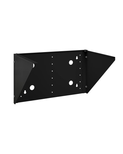 NC-6U-V-BK (12027c). Кронштейн настенный вертикальный 19 6U, цвет черный. CABEUS в Москве