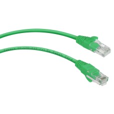 PC-UTP-RJ45-Cat.5e-2m-GN (7455c), зелёный. Патч-корд медный. CABEUS