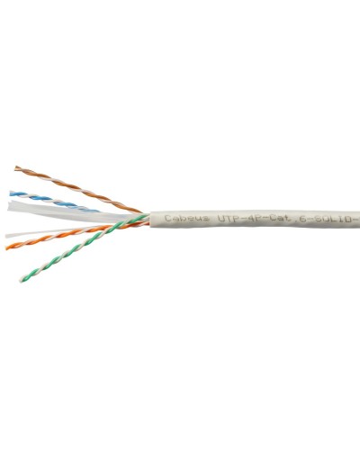 UTP-4P-Cat.6-SOLID-LSZH-WH (11871c-5). Кабель «витая пара» (LAN) для структурированных систем связи. CABEUS в Москве
