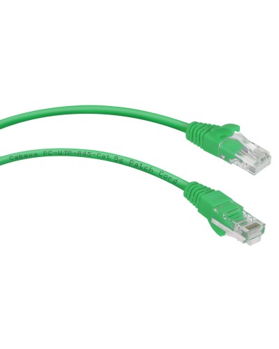 PC-UTP-RJ45-Cat.5e-5m-GN (7457c), зелёный. Патч-корд медный. CABEUS в Москве