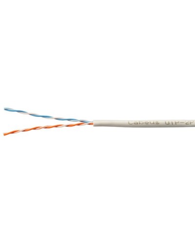 UTP-2P-Cat.5e-SOLID-LSZH-GY-100 (11063c-5). Кабель «витая пара» (LAN) для структурированных систем связи. CABEUS в Москве