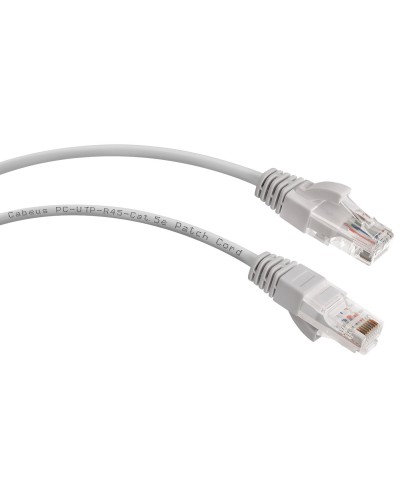 PC-UTP-RJ45-Cat.5e-20m (7701c), серый. Патч-корд медный. CABEUS в Москве