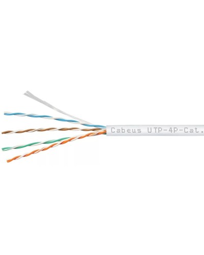 UTP-4P-Cat.5e-SOLID-LSZH-GY (9776c). Кабель «витая пара» (LAN) для структурированных систем связи. CABEUS в Москве