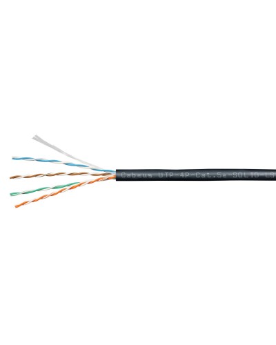 UTP-4P-Cat.5e-SOLID-LSZH-BK (9781c). Кабель «витая пара» (LAN) для структурированных систем связи. CABEUS в Москве