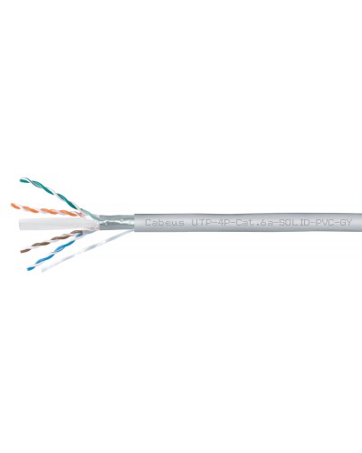 UTP-4P-Cat.6a-SOLID-PVC-GY (11373c). Кабель «витая пара» (LAN) для структурированных систем связи. CABEUS в Москве