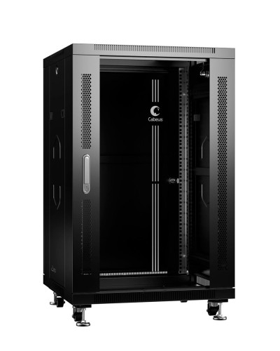 SH-05C-22U60/100-BK (8540c). Шкаф телекоммуникационный 19 напольный 22U. CABEUS в Москве