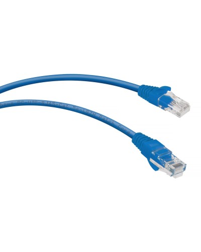 PC-UTP-RJ45-Cat.5e-0.3m-BL-LSZH (9527c), синий. Патч-корд медный. CABEUS в Москве