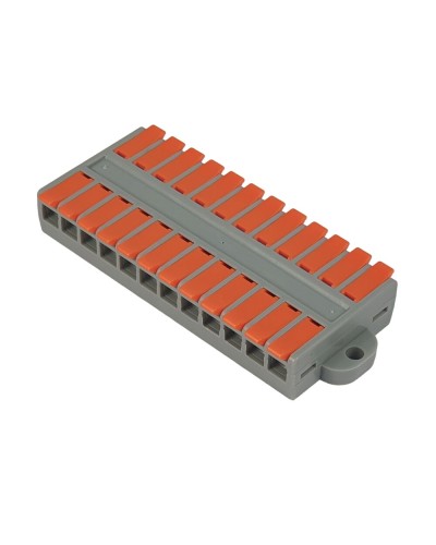 MX662-12R (11420c). Клемма соединительная универсальная проходная 12 полюсов. CABEUS в Москве