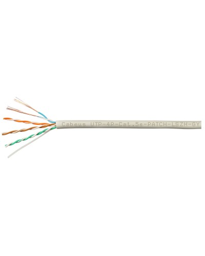 UTP-4P-Cat.5e-SOLID-GY-LIGHT (9995c). Кабель «витая пара» (LAN) для структурированных систем связи. CABEUS в Москве