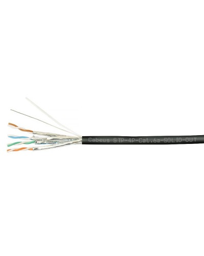 STP-4P-Cat.6a-SOLID-OUT-LSZH-UV (7198c). Кабель «витая пара» (LAN) для структурированных систем связи. CABEUS в Москве