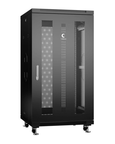 ND-05C-22U60/60-BK (8549c). Шкаф телекоммуникационный 19 напольный 22U. CABEUS в Москве