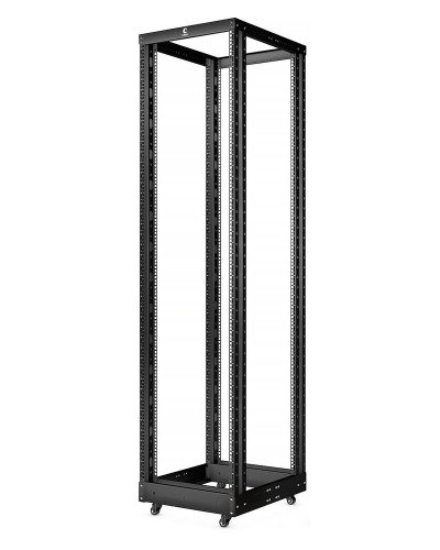 RA-32U-1000-BK (10158c). Открытая стойка 19, 32U, двухрамная, усиленная, цвет черный. CABEUS в Москве
