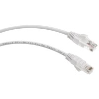 PC-UTP-RJ45-Cat.5e-2m-WH (7677c), белый. Патч-корд медный. CABEUS