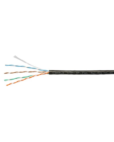 UTP-4P-Cat.5e-SOLID-LSZH-BK-100 (9781c-5). Кабель «витая пара» (LAN) для структурированных систем связи. CABEUS в Москве