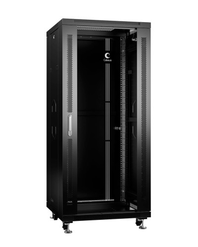 SH-05C-27U60/80-BK (8573c). Шкаф телекоммуникационный 19 напольный 27U. CABEUS в Москве