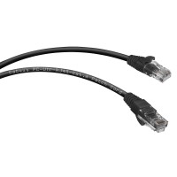 PC-UTP-RJ45-Cat.6-2m-BK (8665c), чёрный. Патч-корд медный. CABEUS