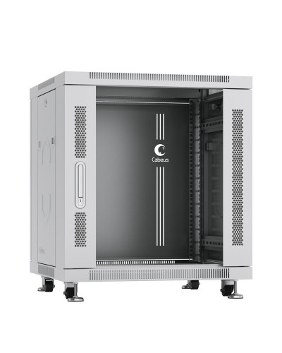 SH-05C-12U60/80 (7646c). Шкаф телекоммуникационный 19 напольный 12U. CABEUS в Москве