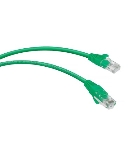 PC-UTP-RJ45-Cat.5e-1m-GN (7454c), зелёный. Патч-корд медный. CABEUS в Москве