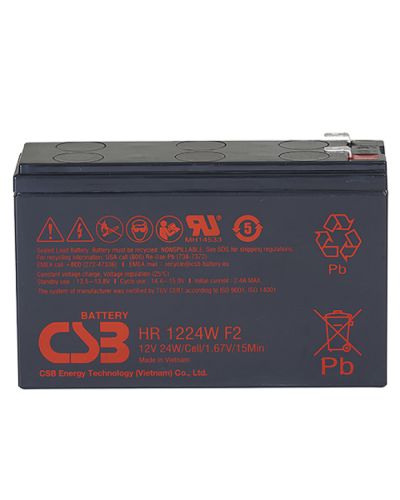 CSB HR 1224W F2 F1. Аккумулятор герметичный свинцово-кислотный. CSB в Москве