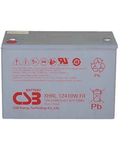 CSB XHRL 12410W FR. Аккумулятор герметичный свинцово-кислотный. CSB в Москве