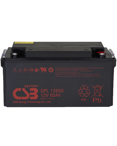 CSB GPL 12650. Аккумулятор герметичный свинцово-кислотный. CSB в Москве