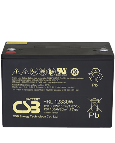 CSB HRL 12330W. Аккумулятор герметичный свинцово-кислотный. CSB в Москве