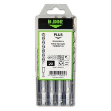 Набор буров SDS-plus V PLUS 5шт, 2-cutting (242030): Набор буров SDS-plus (6х110 мм; 6,8,10,12х160 мм)