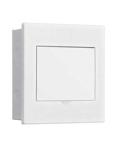 Корпус ЩРВ-М 6 модулей IP41 встраиваемый белая дверь (31101DEK). Корпус пластиковый. DEKraft в Москве