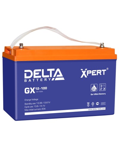 Delta GX 12-100. Аккумулятор герметичный свинцово-кислотный. Delta в Москве