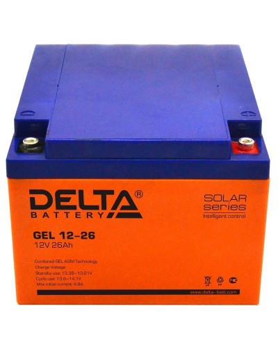 Delta GEL 12-26. Аккумулятор герметичный свинцово-кислотный. Delta в Москве
