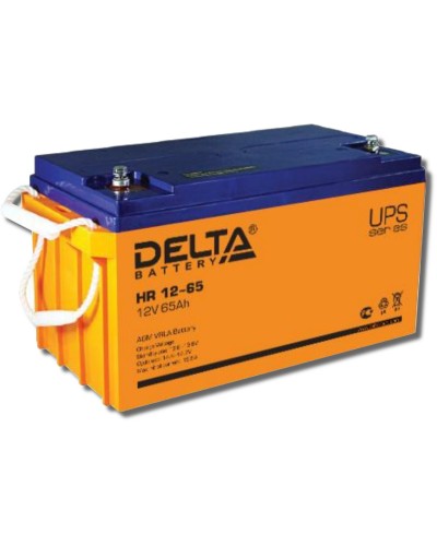 Delta HR 12-65. Аккумулятор герметичный свинцово-кислотный. Delta в Москве