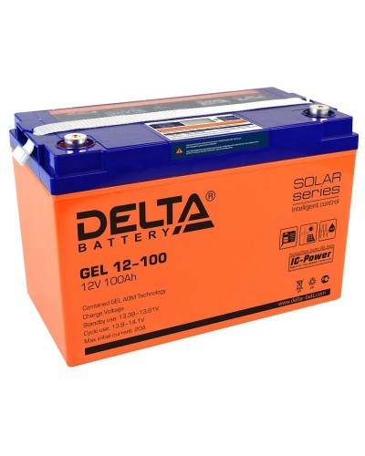 Delta GEL 12-100. Аккумулятор герметичный свинцово-кислотный. Delta в Москве