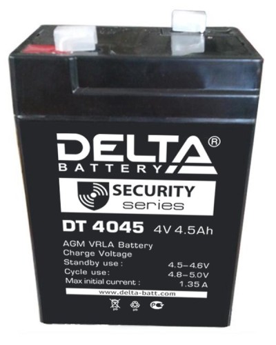 Delta DT 4045 (47мм). Аккумулятор герметичный свинцово-кислотный. Delta в Москве