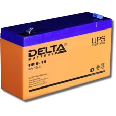 Delta HR 6-15. Аккумулятор герметичный свинцово-кислотный. Delta