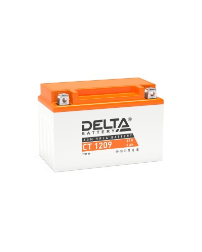 Delta CT 1209. Аккумулятор герметичный свинцово-кислотный стартерный. Delta в Москве