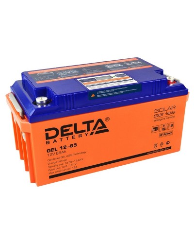 Delta GEL 12-65. Аккумулятор герметичный свинцово-кислотный. Delta в Москве