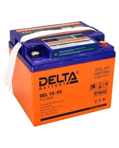 Delta GEL 12-45. Аккумулятор герметичный свинцово-кислотный. Delta в Москве