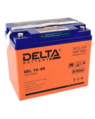 Delta GEL 12-85. Аккумулятор герметичный свинцово-кислотный. Delta в Москве