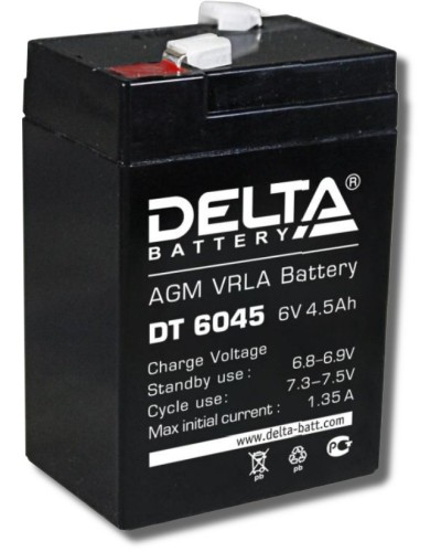 Delta DT 6045. Аккумулятор герметичный свинцово-кислотный. Delta в Москве