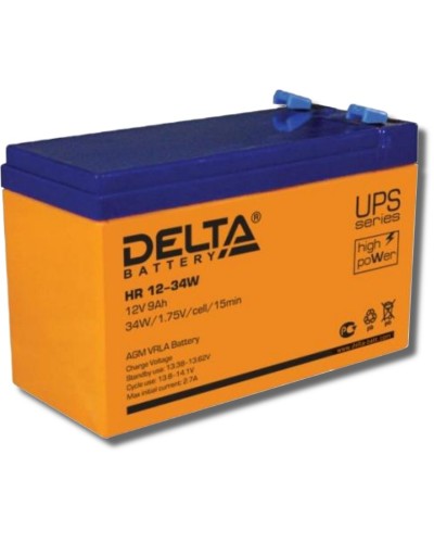 Delta HR 12-34 W. Аккумулятор герметичный свинцово-кислотный. Delta в Москве