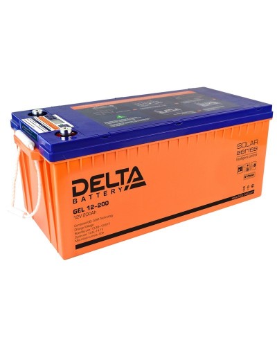 Delta GEL 12-200. Аккумулятор герметичный свинцово-кислотный. Delta в Москве
