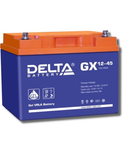 Delta GX 12-45. Аккумулятор герметичный свинцово-кислотный. Delta в Москве