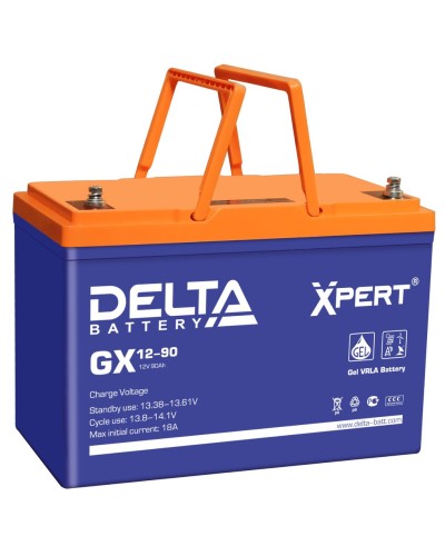Delta GX 12-90. Аккумулятор герметичный свинцово-кислотный. Delta в Москве