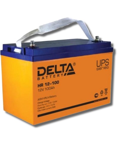 Delta HR 12-100. Аккумулятор герметичный свинцово-кислотный. Delta в Москве