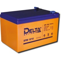 Delta DTM 1212. Аккумулятор герметичный свинцово-кислотный. Delta